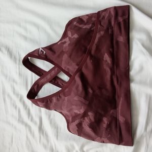 Gymshark adapt camo seamless sports bra